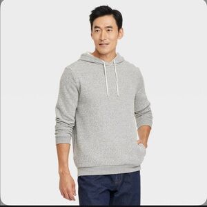 Men's Textured Fleece Hooded Sweatshirt - Goodfellow & CoT™
Ivory M